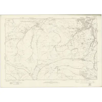 1895 Map of Durham XVII, 1924 Print