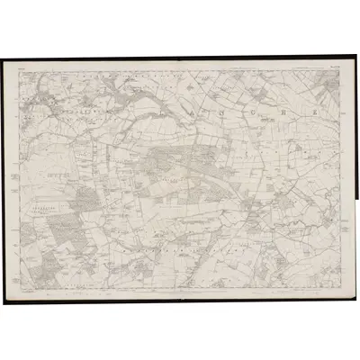 1857 Map of Durham XVIII, 1861 Print
