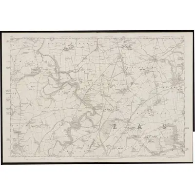 1857 Map of Durham XX, 1861 Print