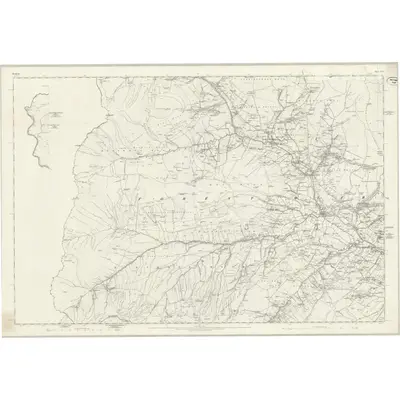 1858 Map of Durham XXII (inset XXXA), 1861 Print