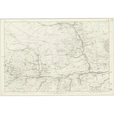 1858 Map of Durham XXIII, 1861 Print