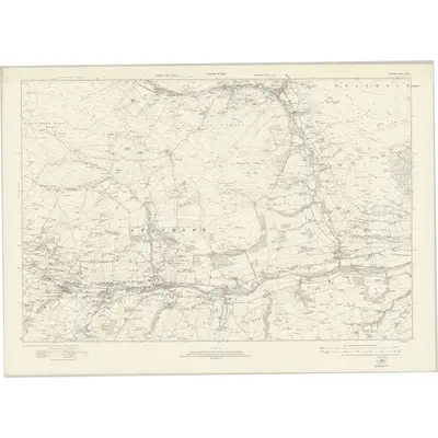 1895 Map of Durham XXIII, 1923 Print