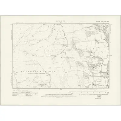 1919 Map of Durham XXIV.NE, 1923 Print