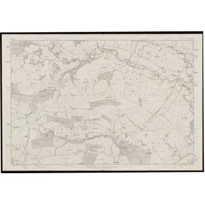 1857 Map of Durham XXVI, 1861 Print