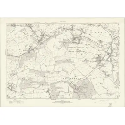 1915 Map of Durham XXVI, 1923 Print