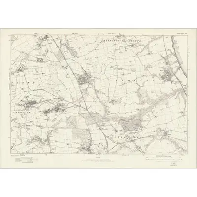 1914 Map of Durham XXVIII, 1923 Print