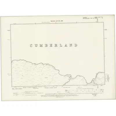 1896 Map of Durham XXXA.NE, 1898 Print