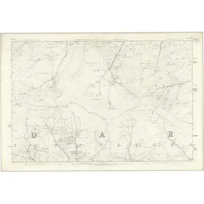 1856 Map of Durham XXXI, 1861 Print