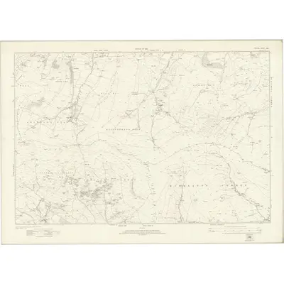 1896 Map of Durham XXXI, 1924 Print
