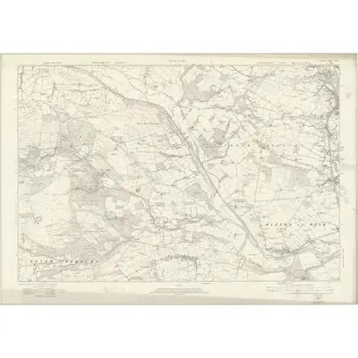 1915 Map of Durham XXXIII, 1924 Print