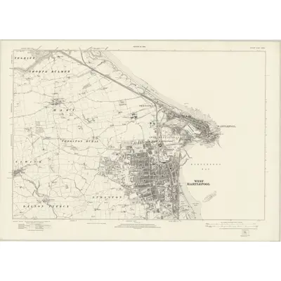 1914 Map of Durham XXXVII, 1923 Print