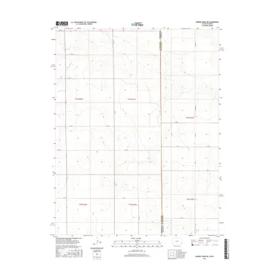2016 Map of Durkee Creek NE, 2016 Print