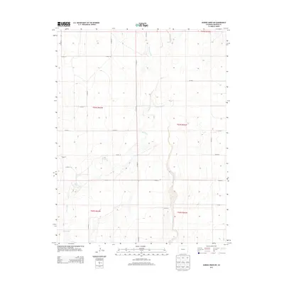 2013 Map of Durkee Creek NW, 2013 Print