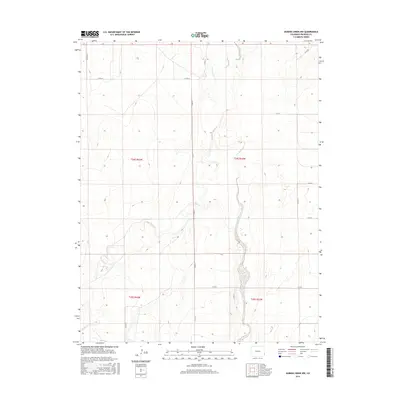 2016 Map of Durkee Creek NW, 2016 Print