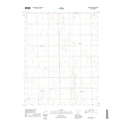 2019 Map of Durkee Creek NW, 2019 Print