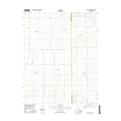 2016 Map of Durkee Creek SE, 2016 Print