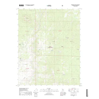 2018 Map of Durrwood Creek, 2018 Print