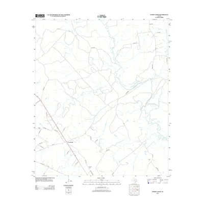 2013 Map of Durst Lakes, 2013 Print
