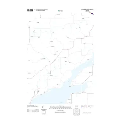 2013 Map of Durwards Glen, 2013 Print