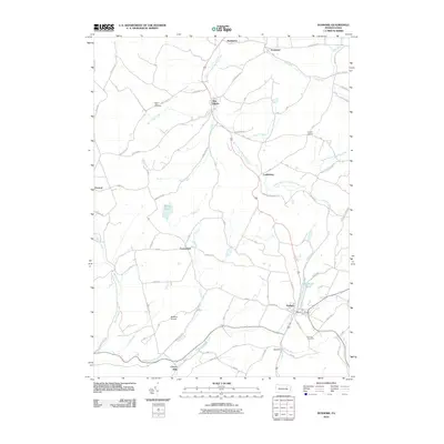 2010 Map of Dushore, 2010 Print