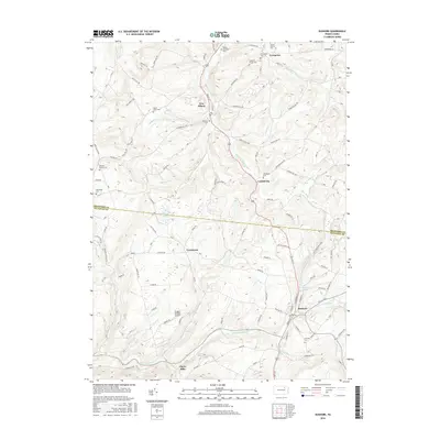 2016 Map of Dushore, 2016 Print