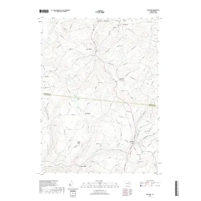 2019 Map of Dushore, 2019 Print