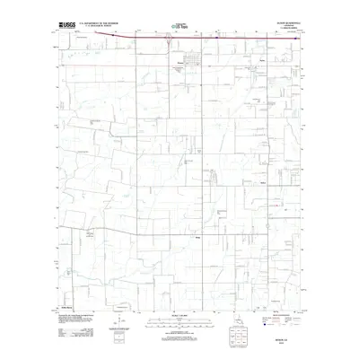 2012 Map of Duson, 2012 Print