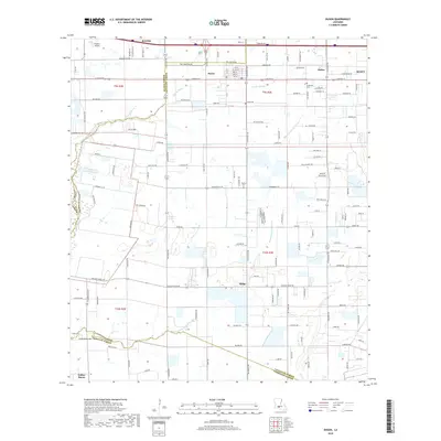 2018 Map of Duson, 2018 Print
