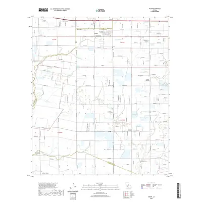 2020 Map of Duson, 2020 Print