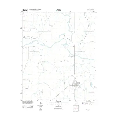 2012 Map of Dustin, 2012 Print