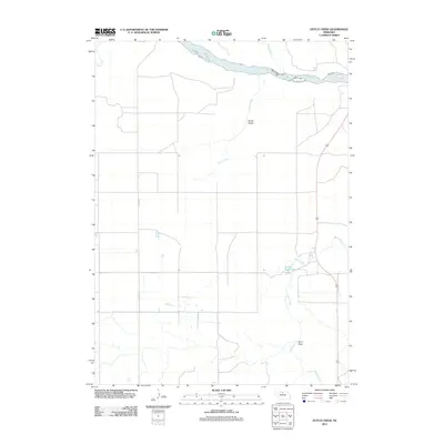 2011 Map of Dutch Creek, 2011 Print
