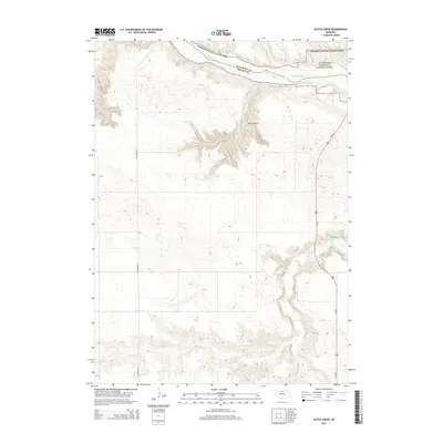 2014 Map of Dutch Creek, 2014 Print