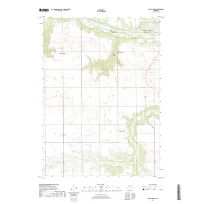 2017 Map of Dutch Creek, 2017 Print