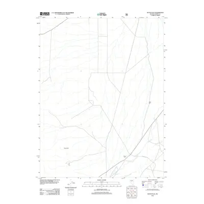2012 Map of Dutch Flat, 2012 Print