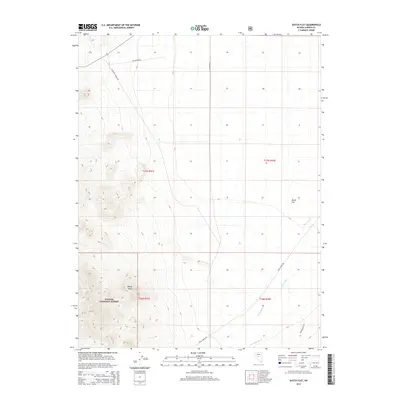 2014 Map of Dutch Flat, 2014 Print
