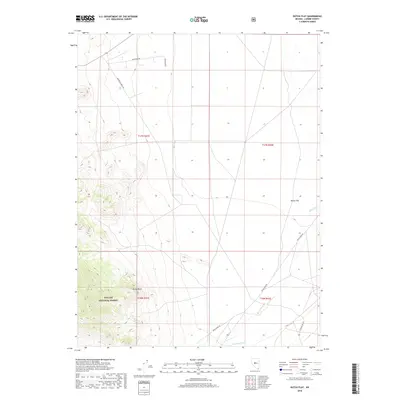 2018 Map of Dutch Flat, 2018 Print