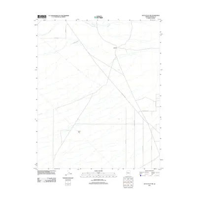 2011 Map of Dutch Flat NW, 2011 Print