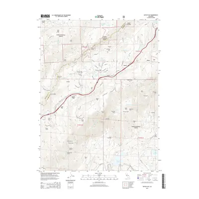 2015 Map of Dutch Flat, 2015 Print