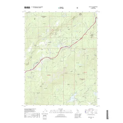 2018 Map of Dutch Flat, 2018 Print