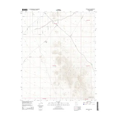 2014 Map of Dutch Flat SE, 2014 Print