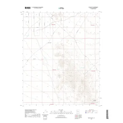 2018 Map of Dutch Flat SE, 2018 Print