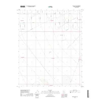 2018 Map of Dutch Flat SW, 2018 Print