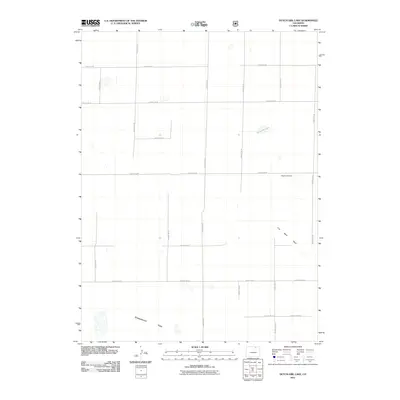 2011 Map of Dutch Girl Lake, 2011 Print