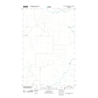 2011 Map of Dutch Henry Coulee, 2011 Print