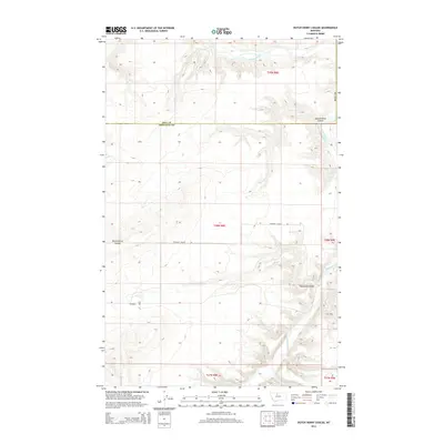 2014 Map of Dutch Henry Coulee, 2014 Print