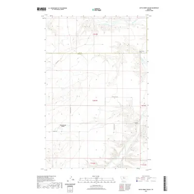 2020 Map of Dutch Henry Coulee, 2020 Print