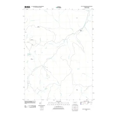 2010 Map of Dutch Mountain, 2010 Print