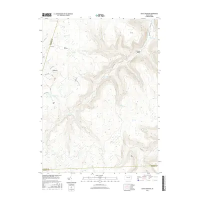 2016 Map of Dutch Mountain, 2016 Print