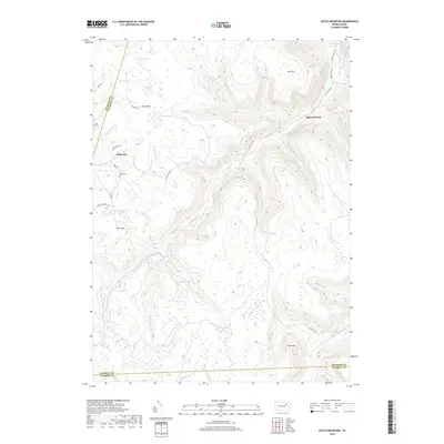 2019 Map of Dutch Mountain, 2019 Print
