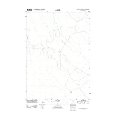 2012 Map of Dutch Nick Flat NW, 2012 Print